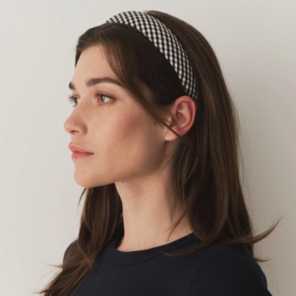 NWT Doen Jeanie Headband - Gingham Boho